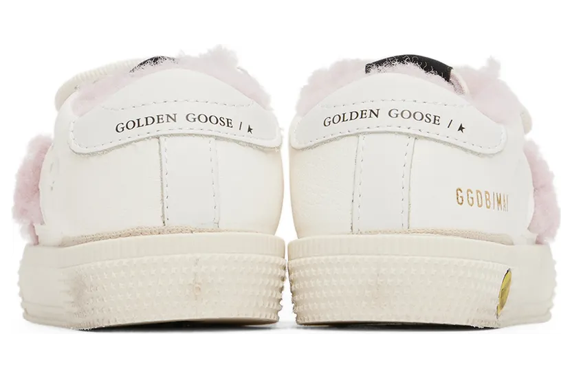 Golden Goose Baby White May School Sneakers (GJF00198.F003280.11202) (2)