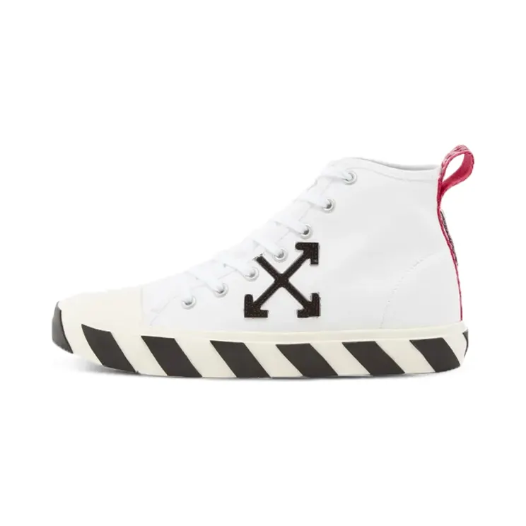 Off-White Vulc Arrows Patch High Top White Pink (OMIA119S20D330380110)