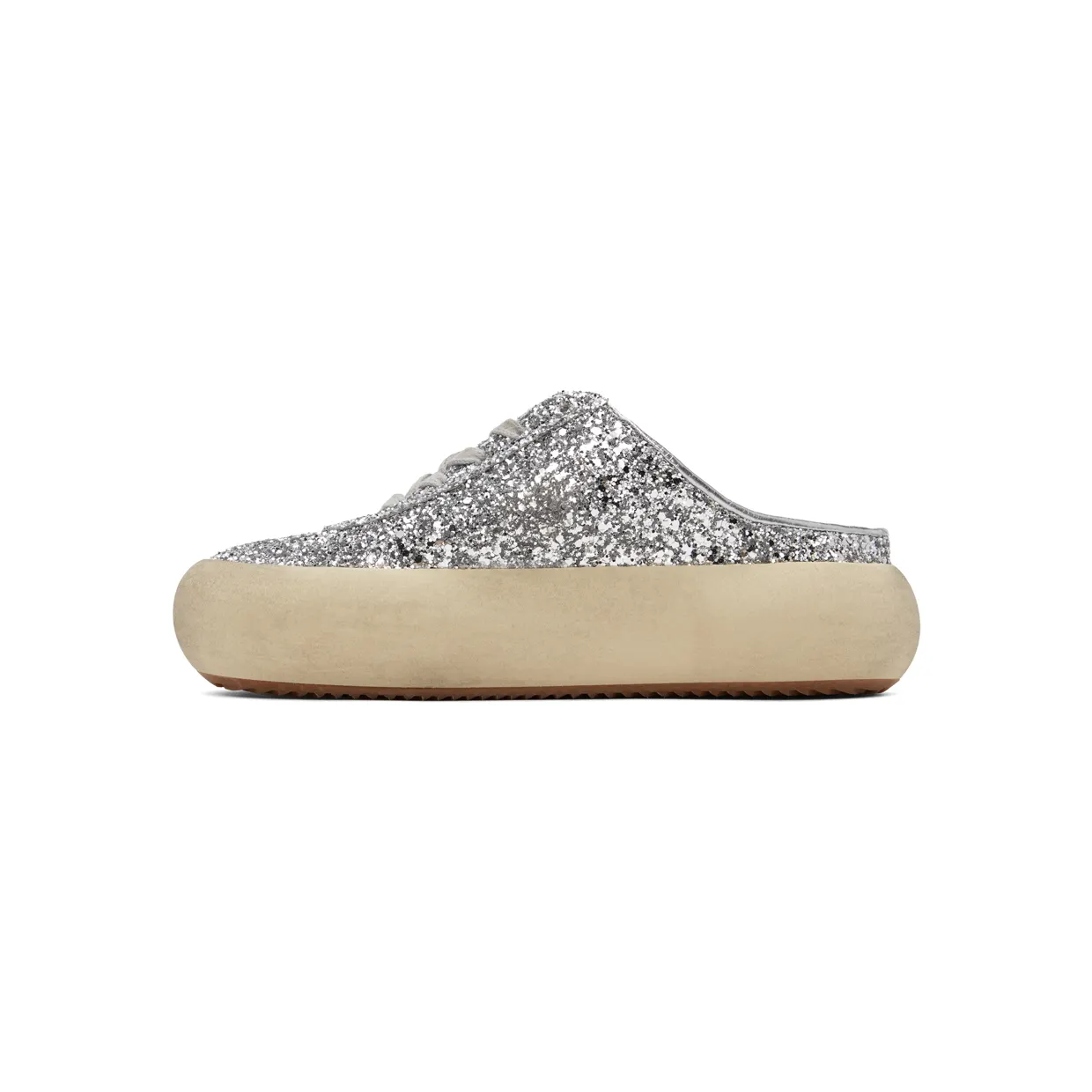 Golden Goose Silver Space-Star Sabot Sneakers (GWF00322.F002999.70136) (3)