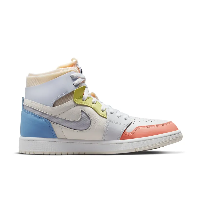 Jordan 1 High Zoom CMFT To My First Coach – “Sail / White-zitron / Summit White” (DJ6910-100)