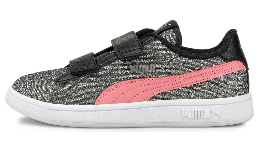 Puma Smash v2 Glitz Glam Kid Zwart (367378-25)