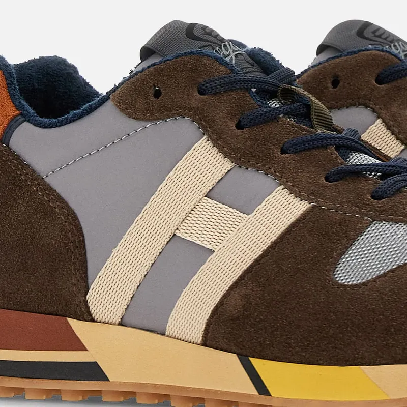 Sneakers Hogan H383 Brown Grey Beige (HXM3830AN51MUB01BJ) (5)