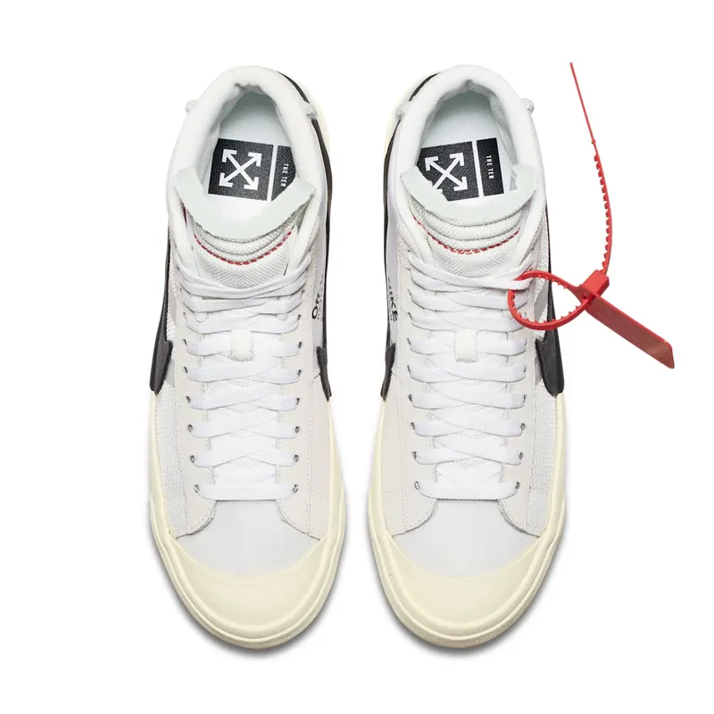 Nike Blazer Mid Off-White White/Black-Muslin (AA3832-100)
