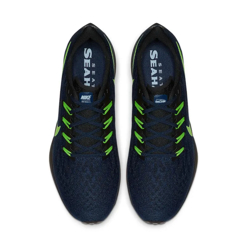 Nike Air Zoom Pegasus 36 Seattle Seahawks College Navy/Black-Action Green (CI1947-400)