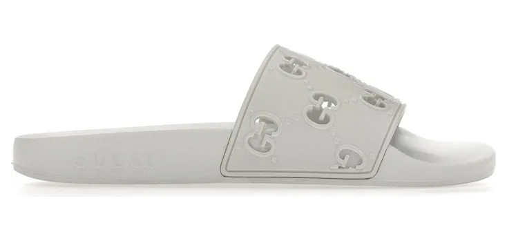 Gucci Slide White Rubber (W)