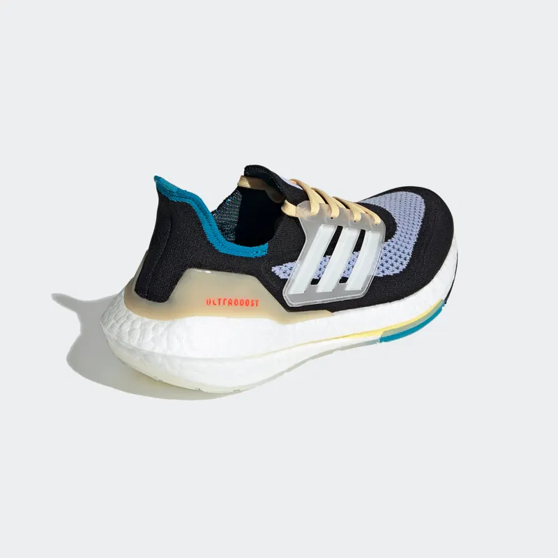 adidas Ultraboost 21 Core Black / Cloud White / Violet Tone (S23836)
