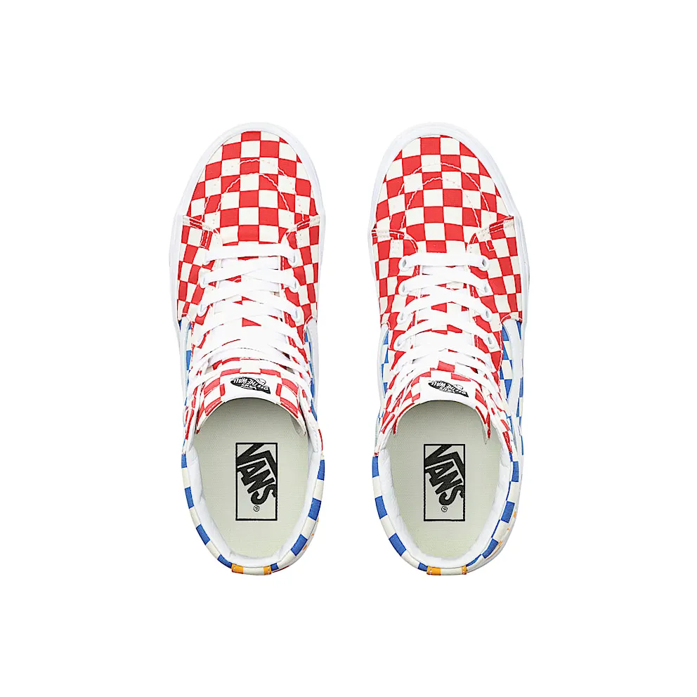 Vans Sk8-Hi Checkerboard Multi Multi/True White (VN0A38GEVLV)