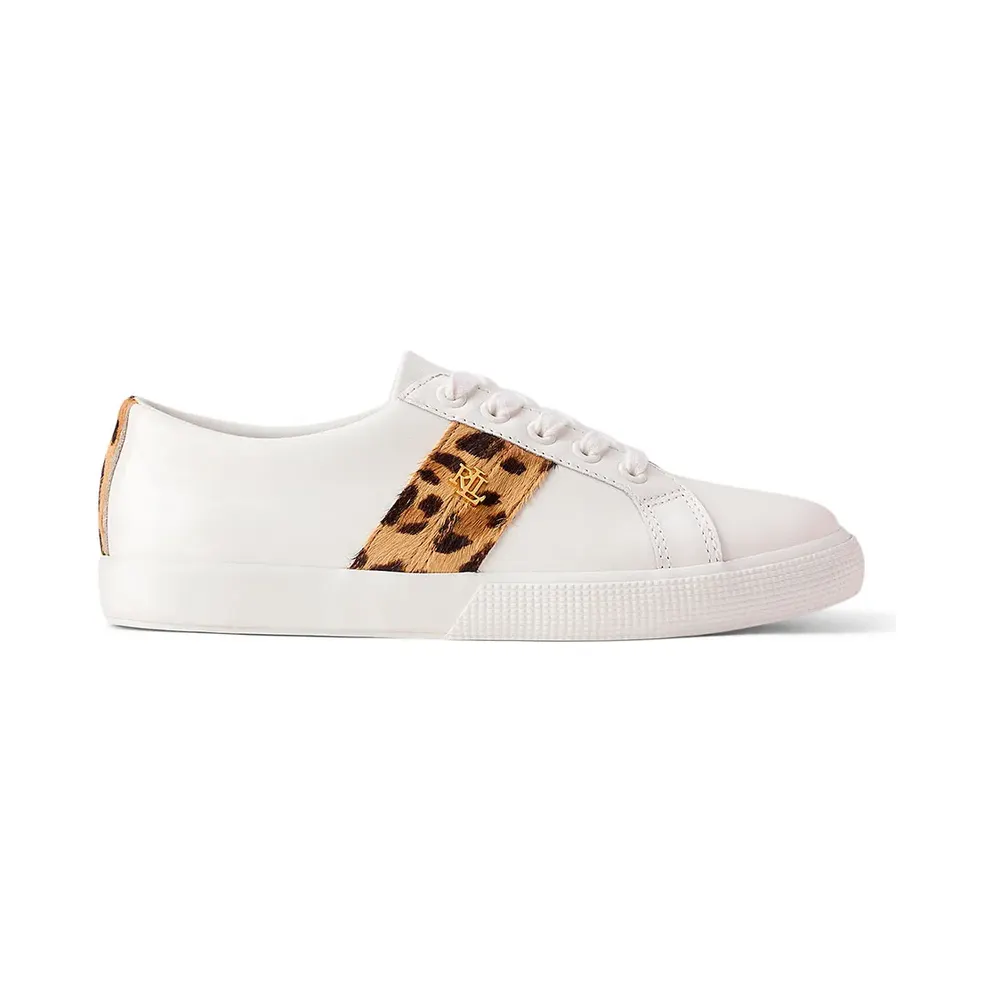 Lauren-ftw sneaker Cappuccino / Black / White (802P18460-001)