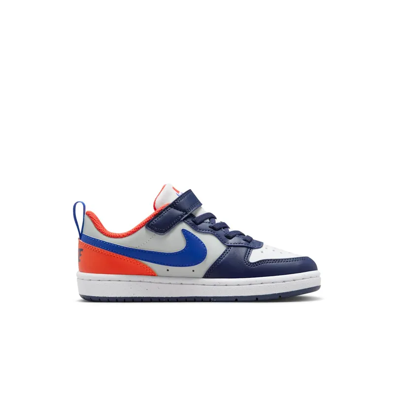 Nike Court Borough Low Recraft Midnight Navy Team Orange Light Silver Hyper Royal (DV5457-401)