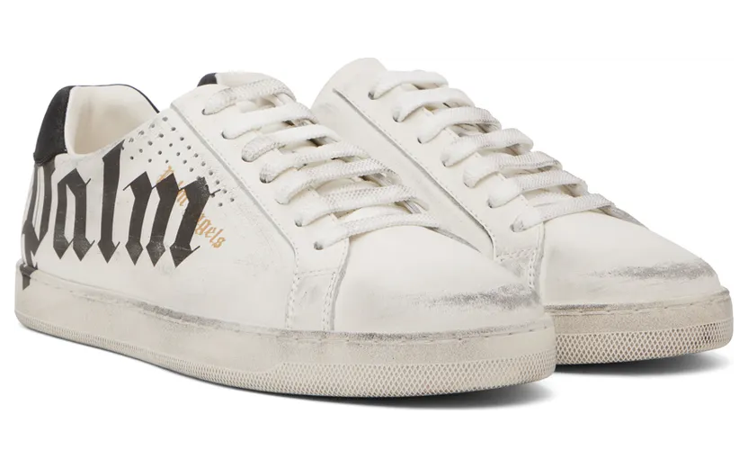 Palm Angels Palm One Spraypaint “White” (PMIA056F22LEA0050110) (4)