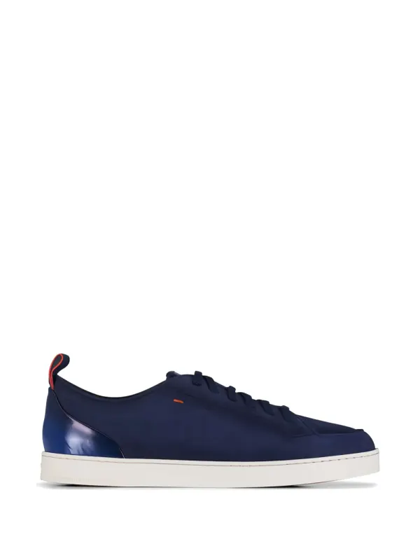Santoni Sneakers aus Wildleder – Blau (MONTECARLOAFEHU59)