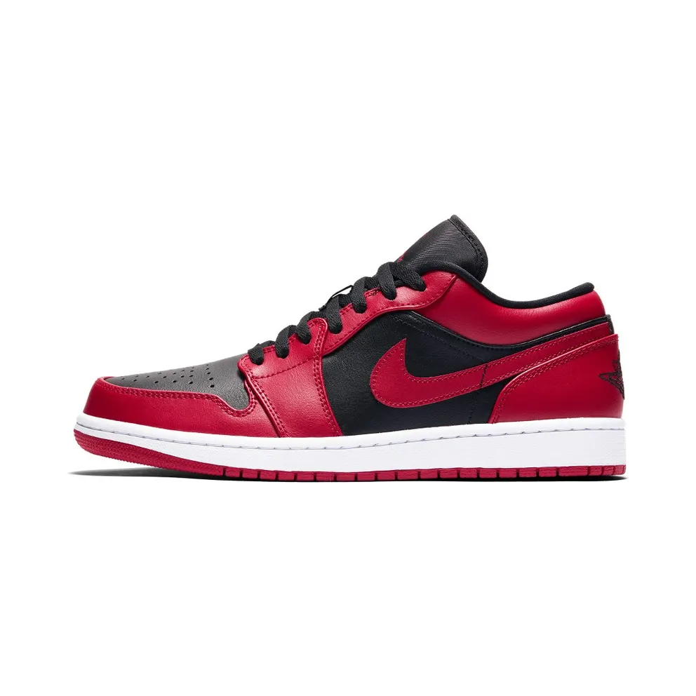Jordan 1 Low Reverse Bred Gym Red/Black-Gym Red-White (553558-606)