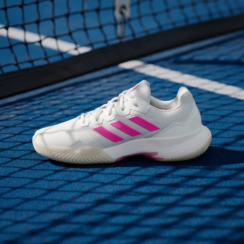 Adidas Gamecourt 2.0 Tennis Shoes Core White / Lucid Pink / Core Black (JP7723)