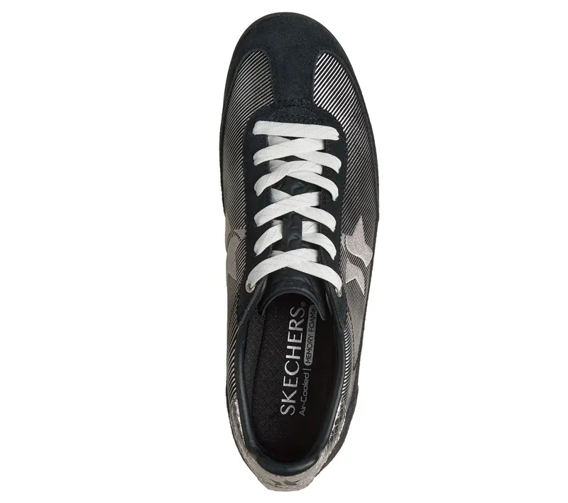 Skechers SKX 92 – Perfectly Shimmered Sneaker Black/Silver