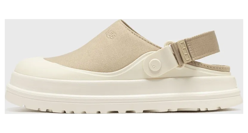 UGG GoldenGlow Canvas Clog Mustard Seed