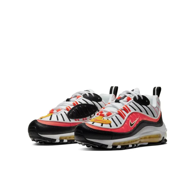 Nike Air Max 98 Bright Crimson (GS) Black/Chrome Yellow/Bright Crimson (BV4872-007)