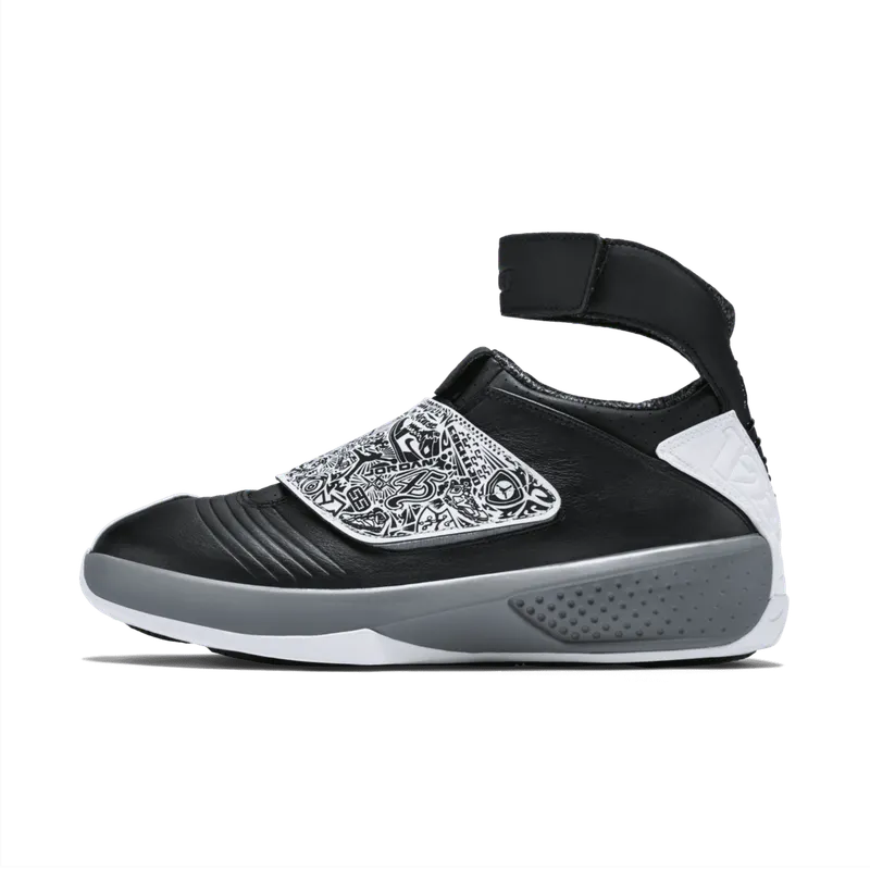 Jordan 20 Retro Playoff Black/White-Cool Grey (310455-003)
