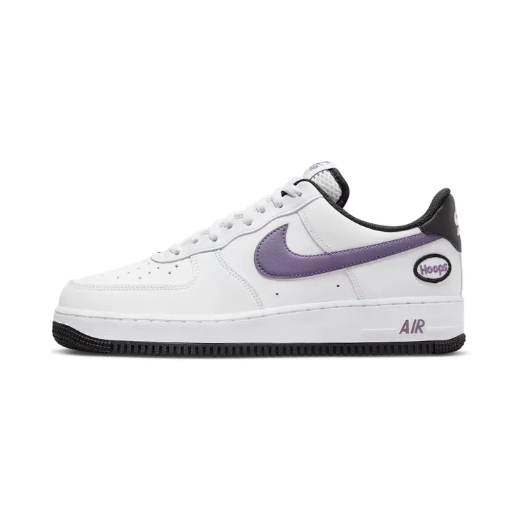 Nike Air Force 1 Low Hoops “White / Black / Canyon Purple” (DH7440-100)