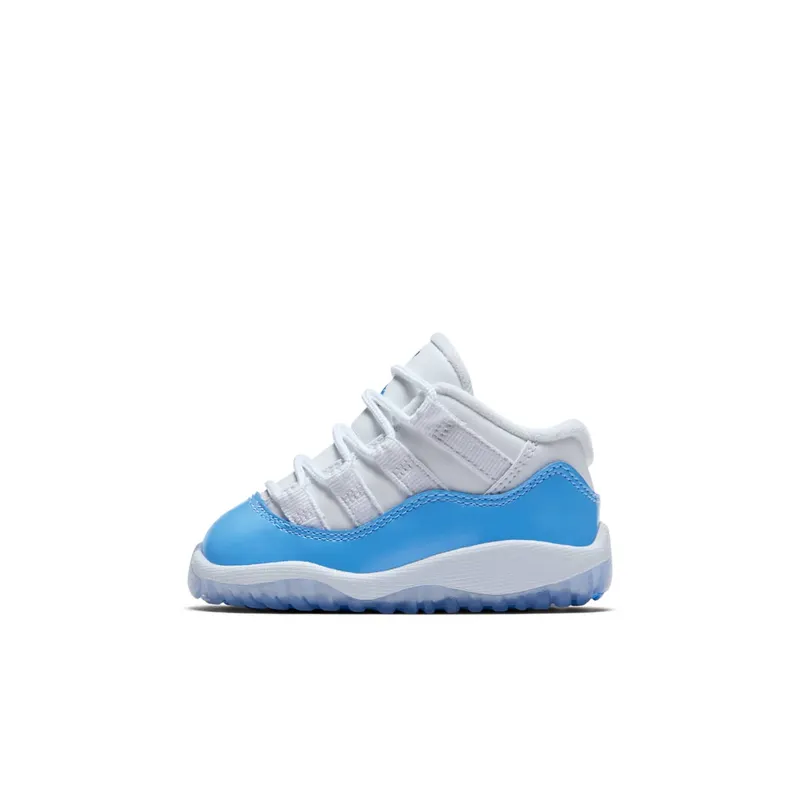 Jordan 11 Retro Low White Black University Blue (505836-106)