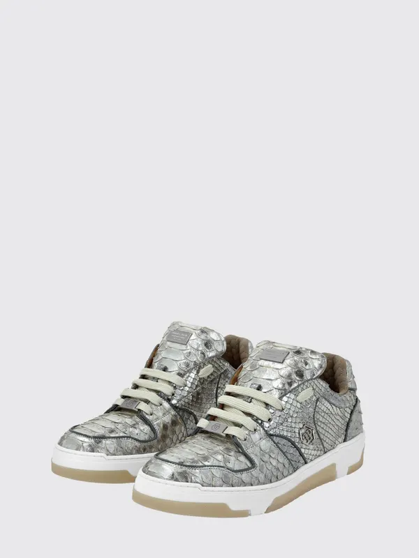 Philipp plein Laminated Python Leather Silver (PAESUSC0717PLE029P70)