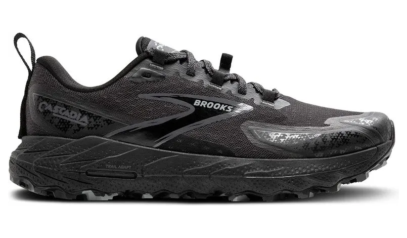 Brooks Cascadia 18 Black Blackened Pearl Grey (120416-1B-072)