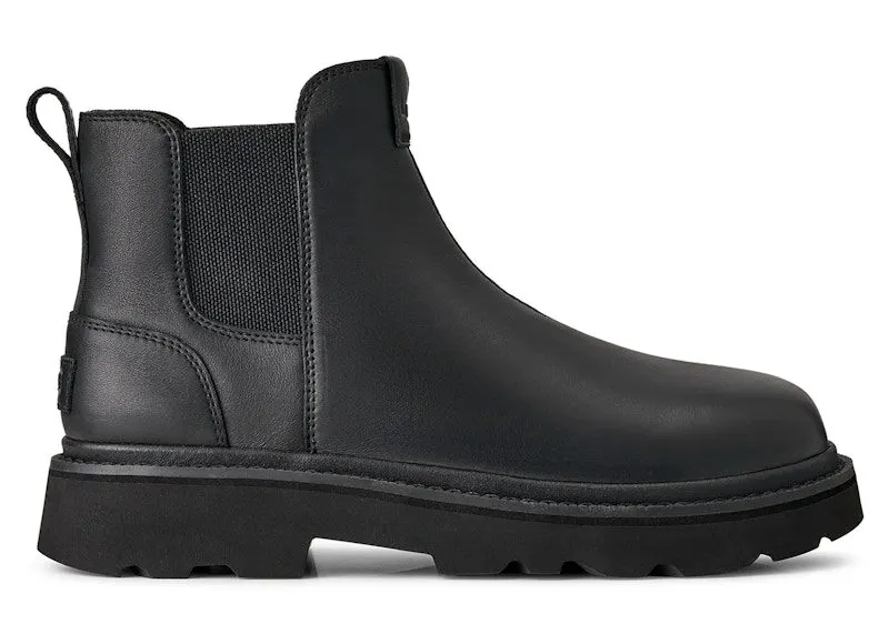 UGG Chelsea Lug Leather Boot Black (1172990-BLK)