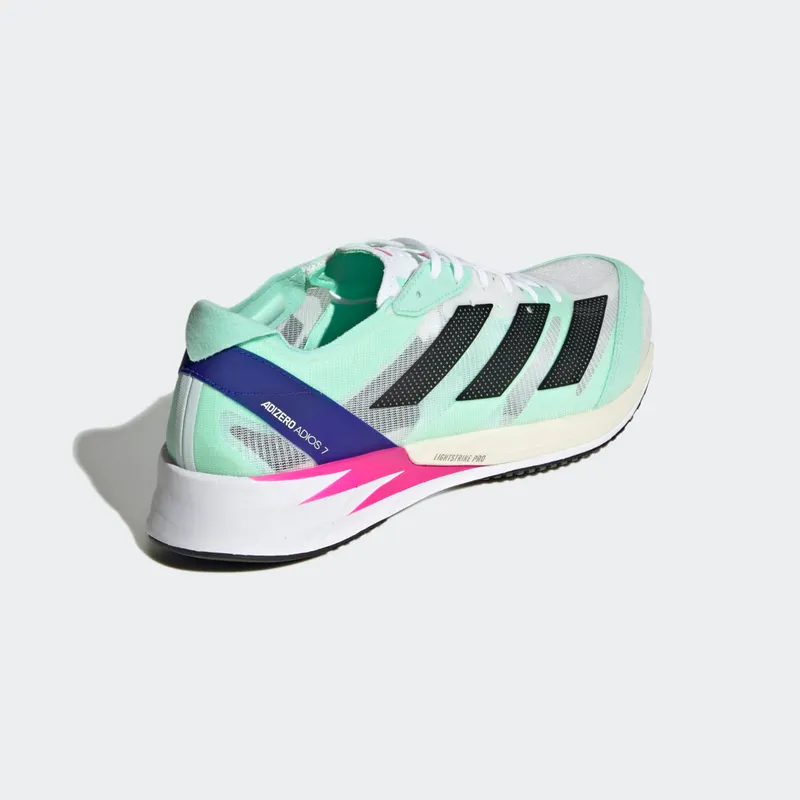 adidas Adizero Adios 7 Cloud White / Core Black / Pulse Mint (GV9059)