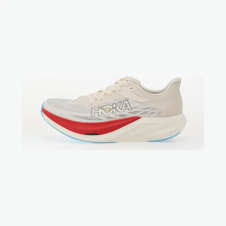Hoka One Rocket X 3 Alabaster Frost