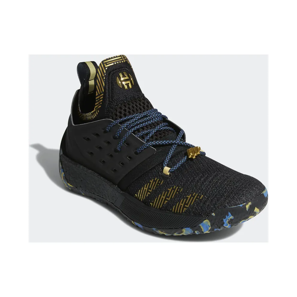 adidas Harden Vol. 2 MVP (2018) Core Black/Gold Metallic/Trace Royal (F36848)