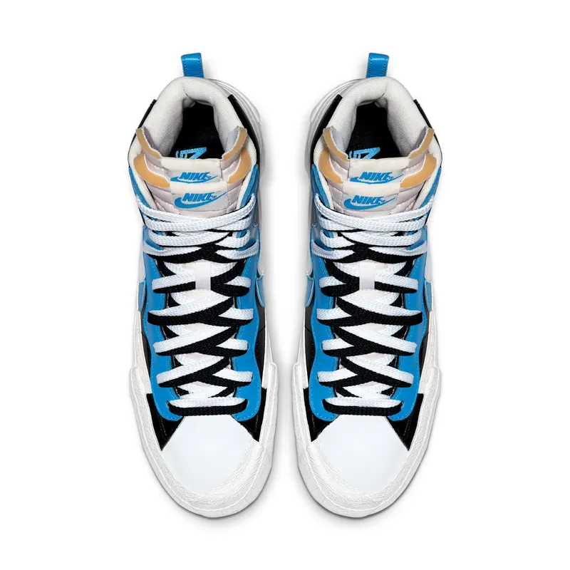 Nike x Sacai Blazer Mid Black University Blue (2019) (BV0072-001)