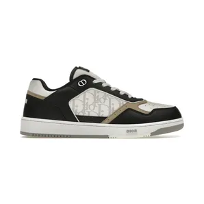 Dior B27 Low Black White Beige Oblique Galaxy (3SN272ZIJ_H163)