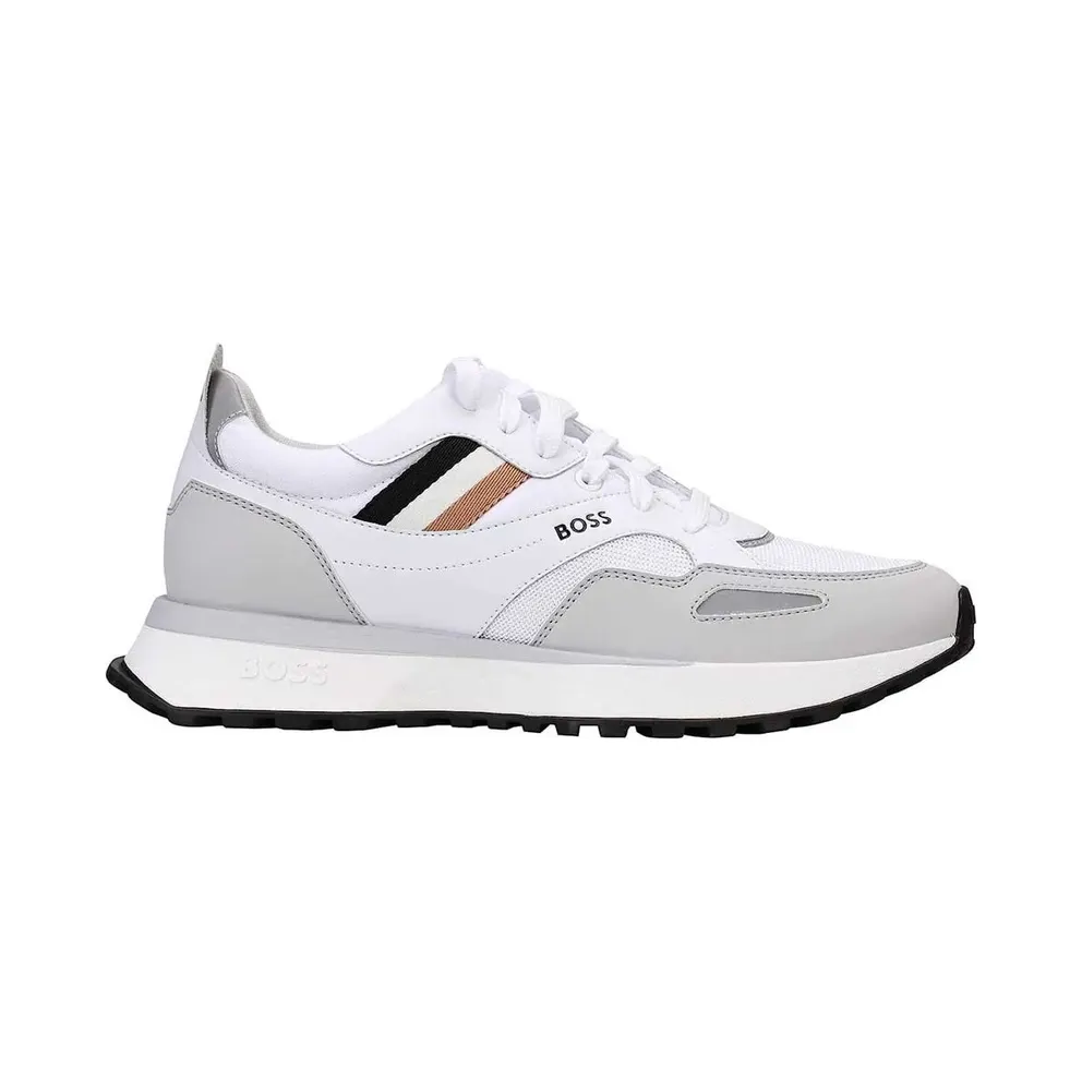 Hugo Boss sneaker Lichtbruin / Light Grey / Black / White (50498280-100)