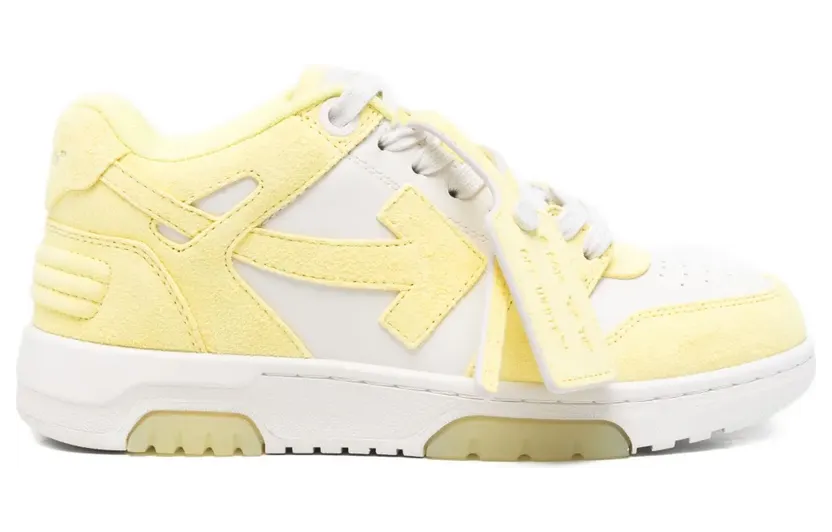 Off-White Sneakers met Arrow-patroon – Geel (OWIA259F25LEA0040518)
