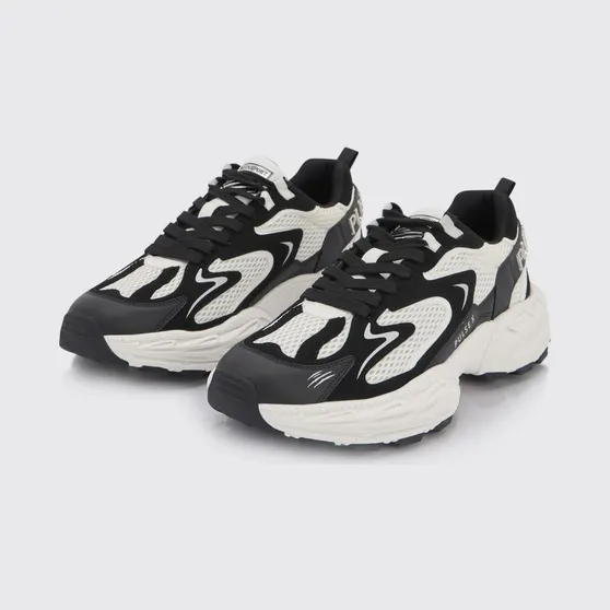 Plein Sport Pulse X Mesh and Leather Sneakers White 1 (SAFSUSC0931STE003N0102)