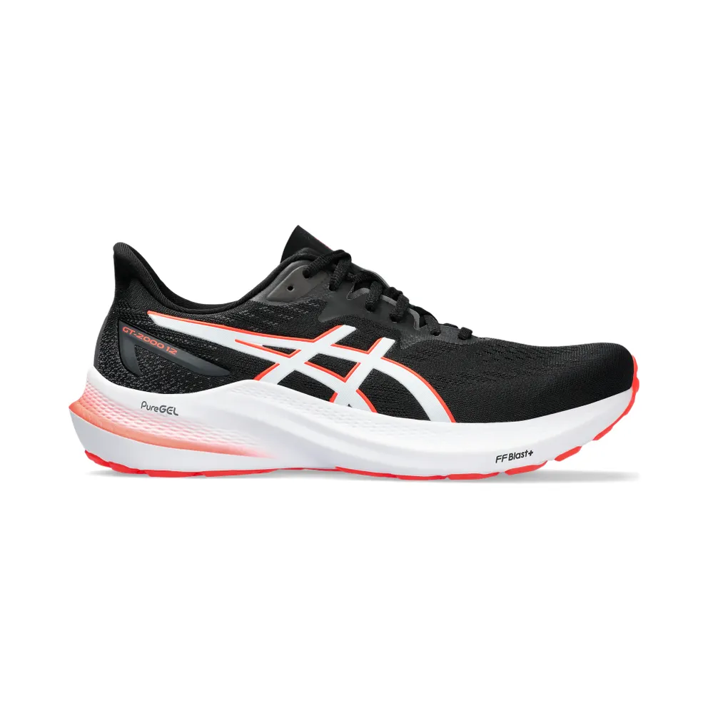 Asics Gt-2000 12 Black/Sunrise Red (1011B691.004)