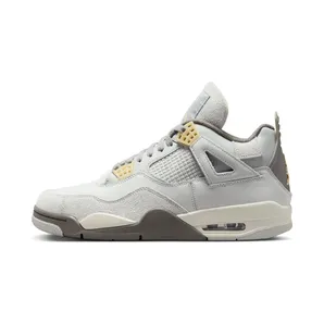 Air Jordan 4 SE Craft “Photon Dust” (DV3742-021): lichtgrijs, ruig suède en een beetje vanillegeel