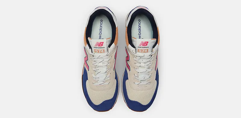 New Balance 574 Taupe Navy Blue (ML574LF2)
