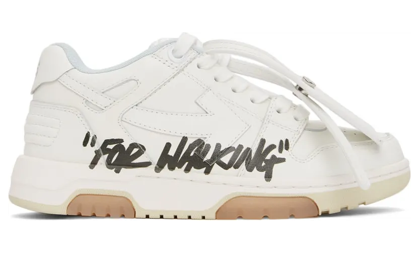 Off-White White ‘For Walking’ Sneakers (OWIA259C99LEA0020110)