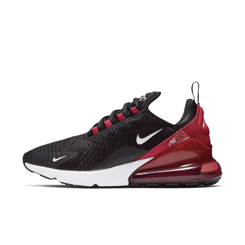 Nike Air Max 270 Black Black University Red Anthracite White (AH8050-022)