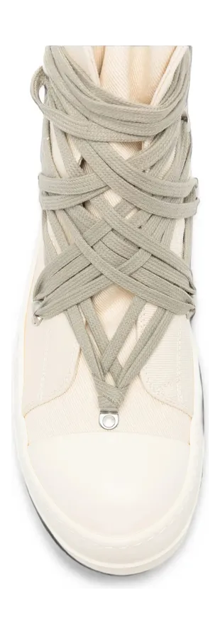 Rick Owens Drkshdw Megalace Pentagram Lace-up “Neutrals” (DU02F6809 DOW1 1111) (2)
