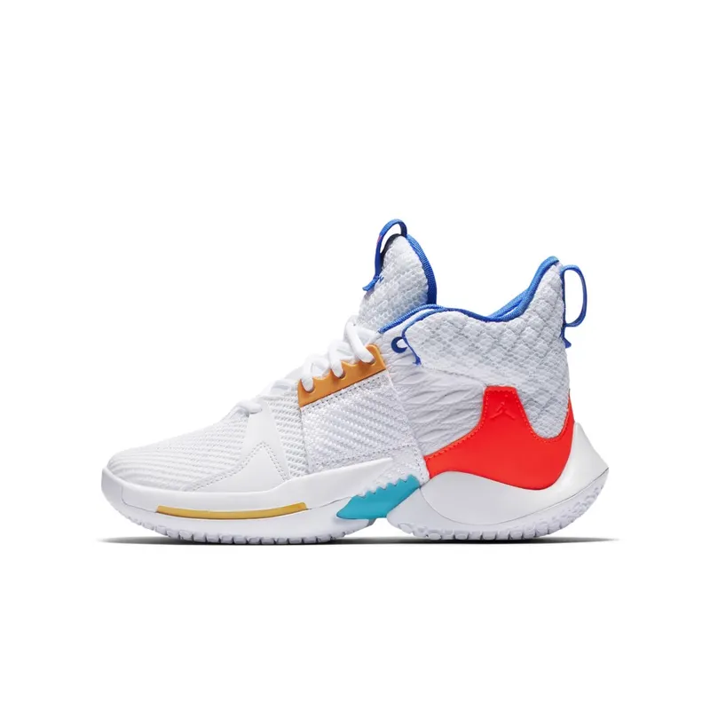 Jordan Why Not 0.2 OKC Home (GS) White/Total Crimson-Tidal Blue (AO6218-100)