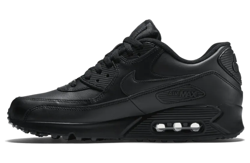 Nike Air Max 90 Leather Black (302519-001)