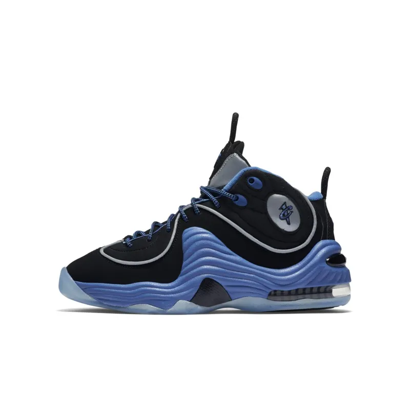 Nike Air Penny II Varsity Blue (GS) Black/Varsity Blue-Metallic Silver (820249-005)