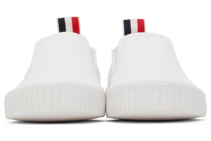 Thom Browne White Slip-On Heritage Sneakers (FFF074A-01588) (2)