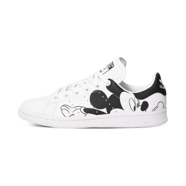 Adidas Mickey Mouse x Stan Smith Black & White Cloud White/Core Black/Cloud White (FW2895)
