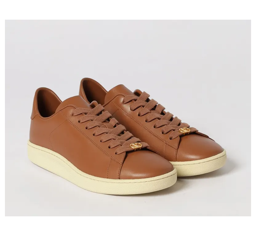 Valentino garavani Royco Leather Sneakers Beige (8Y2S0K34BYACFA)
