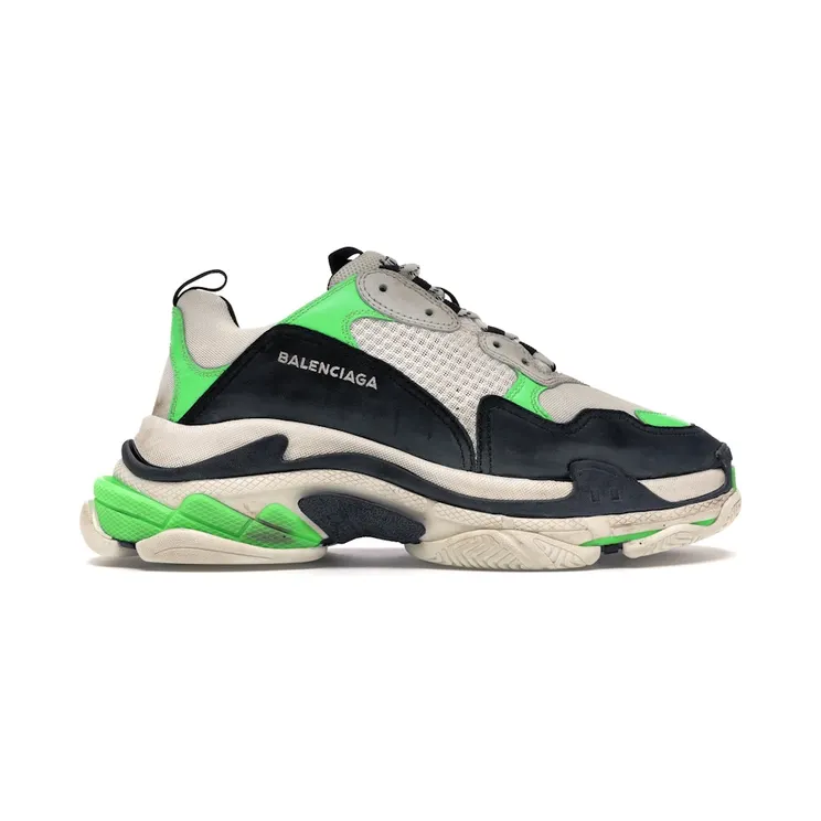 Balenciaga Triple S Mr. Porter Neon Green (2018)