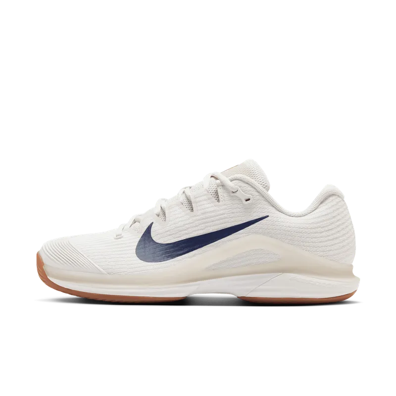 Nike Court Air Zoom Vapor 12 HC Summit White Phantom Gum Medium Brown Binary Blue (FV5552-100)