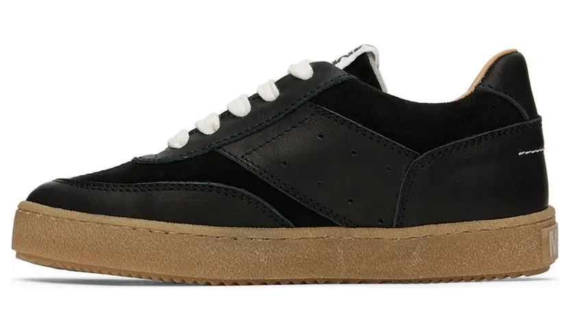 MM6 Maison Margiela Kids Black Low-Top Sneakers (72076) (3)