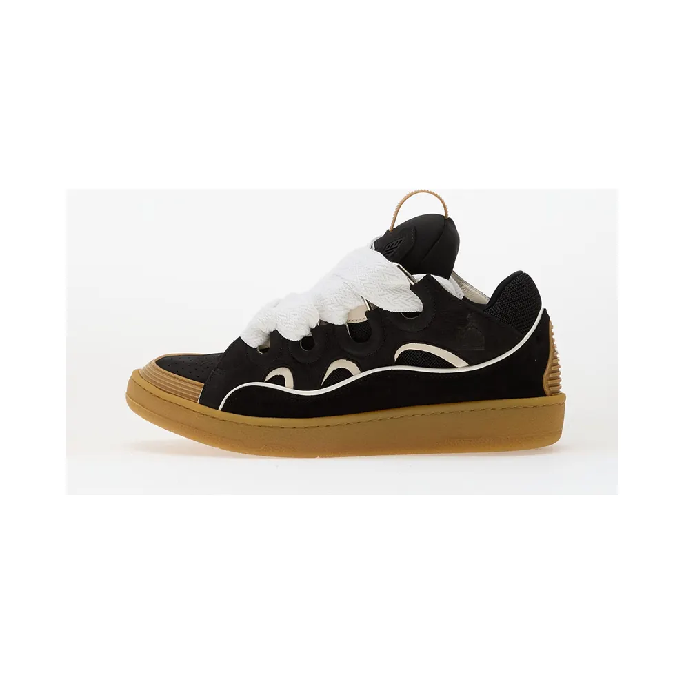 Lanvin Leather Curb Honey Black